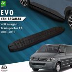 Vw Transporter T5 Kısa Şase Evo Siyah Yan Basamak 213 Cm 2003-2015 A+ Kalite