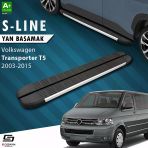 Vw Transporter T5 Kısa Şase S-Line Aluminyum Yan Basamak 213 Cm 2003-2015 A+ Kalite