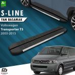 Vw Transporter T5 Kısa Şase S-Line Krom Yan Basamak 213 Cm 2003-2015 A+ Kalite