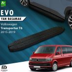 Vw Transporter T6 Kısa Şase Evo Siyah Yan Basamak 213 Cm 2015-2019 A+ Kalite