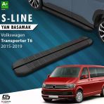 Vw Transporter T6 Kısa Şase S-Line Siyah Yan Basamak 213 Cm 2015-2019 A+ Kalite
