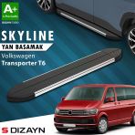 Vw Transporter T6 Kısa Şase Skyline Krom Yan Basamak 213 Cm 2015-2019 A+ Kalite