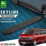 Vw Transporter T6 Kısa Şase Skyline Siyah Yan Basamak 213 Cm 2015-2019 A+ Kalite