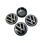 Vw Volkswagen Metalize Damla Geçme Jant Göbeği 4 Lü 56-52Mm