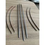 Vw Volkswagen Passat B6 (3c) Uyumlu Sedan Ön Tampon Çıtası 7 Parça 2005-2012 Paslanmaz Krom