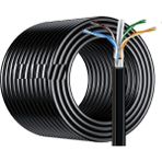 Vwin 80 Metre Cat6 Dış Mekan Internet Ethernet Kablo EZRJ45 Utp Patch Yüksek Hız 2 Katlı Kablo Test Edilir - 80 mt