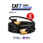 Vwin Cat7 İnternet Kablosu (5 METRE) Ethernet Cable 10 Gbps 600 Mhz Utp Ftp