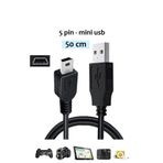 Vwin Mini Usb 5 Pin V3 Şarj ve Veri Aktarım Kablosu Usb 2.0 ( 50 Cm )