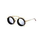 Vysen Nıkky NK-1 Siyah Metal Yuvarlak Unisex Güneş Gözlüğü