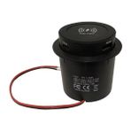 W-0101 Kablosuz Type-C USB Portlu Araç Şarj Soketi Adaptörü 12V-24V - Çok Renkli
