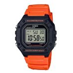 W-218H-4B2vdf Quartz Silikon Turuncu 43 Mm Erkek Kol Saati