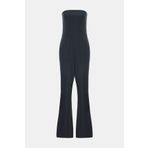 W Collection LACİVERT STRAPLEZ ÇİZGİLİ TULUM