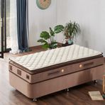 W.cotton 90x190 Tek Kişilik Pedli Yatak Full Ortopedik Yaylı Yatak