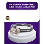 W.e Sensörlü Led Kafa Lambası Şarjlı Ayarlanabilir Işık