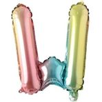W Harf Gökkuşağı Folyo Balon16 İnç 36 cm