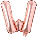 W Harf Rose Gold Folyo Balon 16 Inc 36 cm
