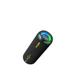 W-king D320 360° Surround Boombox 40w Kablosuz Stereo Tws Bluetooth Hoparlör - Siyah