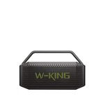 W-king D9-1 Boombox Su Geçirmez Stereo Tws Ses Bombası Bluetooth Hoparlör - Yeşil