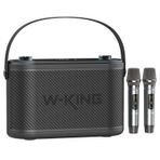W-KING H10 Bluetooth Hoparlör, 120W Karaoke Makinesi Boombox, 24 Saate Varan Çalma Süresi, REC/Mikrofon/Gitar/Aux/ Ses Bombası