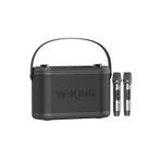 W-kıng H10 Bluetooth Hoparlör, 240w Karaoke Makinesi Boombox, 24 Saate Varan Çalma Süresi, Rec/mikro
