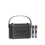 W-king Karaoke Makinesi Boombox H10 Bluetooth Hoparlör 240 W - Siyah