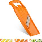 W- Powerline Crinkle Cut Slicer (Turuncu) • Sebzeler Için Dalgalı Mandolin • Dalga/ /kırışık Kesim • Kafes Patates Için Patates Dilimleyici