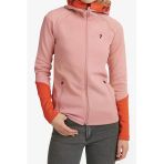 W Rider Mid Zip Hood Kadın Pembe Softshell Mont G78879040-30192
