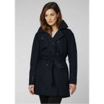 W Welsey Iı Trench Insulated Kadın Mont - Navy