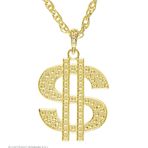 W WIDMANN MILANO Party Fashion WID4878D – Kolye DOLLAR altın, beyaz, standart beden
