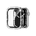 W wopiece Apple Watch Ultra Uyumlu 49mm Taşlı DİAMOND 360 Tam Koruma Şeffaf Silikon Kılıf