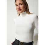 W0010437 Bsm Yarım Boğazlı Basic Bluz