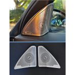 W205 Tweeter Kapakları - W205 Hoparlör Kapak Aksesuar Burmester Krom