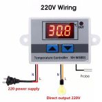 W3001 Dijital Termostat 220V Termostat Sıcaklık Kontrol Cihazı