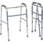 W913 Walker Yürüteç Rollatör Engelli Hasta Yürüteci Rolatör Wolkır Hasta Denge Yürüteç Volkır - 100 cm - Siyah