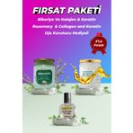 WAAW GOOD Düzleştirici Onarıcı Keratin,Biberiye Saç Maskesi Oje Kurutucu Hediyeli Fırsat Paketi