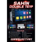WAAWSTAR TOFAŞ ŞAHİN DOĞAN UYUMLU OTO DOUBLE 7” İNÇ DOKUNMATİK TEYP - BT,USB,SD KART,MİROR LİNK,