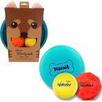 Waboba Woofpack Köpek Oyuncağı Oyun Seti Frizbi + Zıplayan 2 Adet Top 560C03 - Çok Renkli