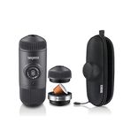 Wacaco Nanopresso taşınabilir espresso makinesi, kapsüller için adaptör dahil