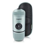 WACACO Nanopresso taşınabilir espresso makinesi, Nanopresso S-kılıflı, Minipresso yükseltilmiş versiyonu, seyahat kahve makinesi, manuel çalışır (yeni öğeler Arktik mavisi)