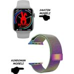Wacht 8 Pro Akıllı Saat Nfc Özellikli Bt Konuşma Özellikli Akıllı Saat Demir Kordon - 45 mm - Renkli