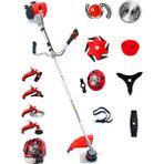 Wacker Pro Alman WR-480 Full Hediyeli Set 8 In 1 Yan Tipi Benzinli Motorlu Tırpan