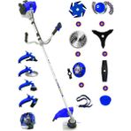 Wacker Pro Alman WR-591 Full Set 8 In 1 Yan Tipi Benzinli Motorlu Ot Çalı Tırpan