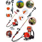 Wacker Pro Benzshollz Grx Benzinli Motorlu Sırt Tipi Tırpan Ot Çim Çalı Çayır Biçme Makinası + Hasat Toplama Aparatı Hediyeli
