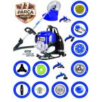 Wacker Pro German Bc-427 Max Seri Sırt Tipi Benzinli Ot Çalı Çim Biçme Tırpanı+ 11 Pcs Full Set Hali Yıkamalı