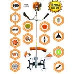 Wacker Pro German Kryvon-825 Yan Tip Tırpan+ Akrobat Çapalama + Toprak Eşeleme 15 Parça Arazi Seti