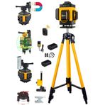Wacker Pro Germany 12 Köşe 360 Derece Yeşil Çizgi Artı Lazer Terazi + 1.5 MT TRİPOD Ayak Kumandalı 40 Mt Menzil