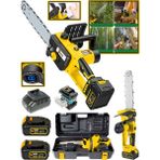 Wacker Pro Germany Wy-3480 Yağ Pompalı 32 Cm Pala Çift Akü 10 Pilli Dijital Göstergeli Dal Budama Bıçkı Motoru