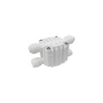 Waco Su Arıtma Cihazı 6 mm Şatof Shut-Off Valf 4 Yollu Vana Quick - Beyaz