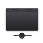 Wacom Intuos Pro Medium – PTK670K0B - Yenilikçi grafik tableti, Wacom Pro Pen 3 dahil, kompakt ve hafif – illüstratörler, tasarımcılar ve resim editörleri için çok yönlü seçim