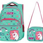 Waddell Çanta Yeşil Little Horse İlkokul Çanta Takımı - Waddell Bag Kız Okul Sırt Çantası